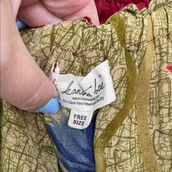 Kantha Bae silk Karma Culottes - Picture 5 of 5